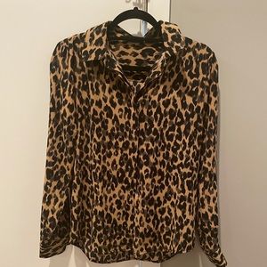 Halogen leaopard top